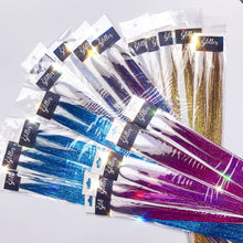 Load image into Gallery viewer, Glitter hair strands