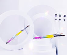 Load image into Gallery viewer, Rainbow glitter Acrylic Nail Brushes