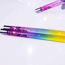 Load image into Gallery viewer, Rainbow glitter Acrylic Nail Brushes