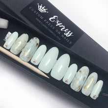 Load image into Gallery viewer, Express Nails - Mint Marble