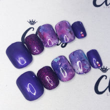 Load image into Gallery viewer, Express Nails - Purple Marble