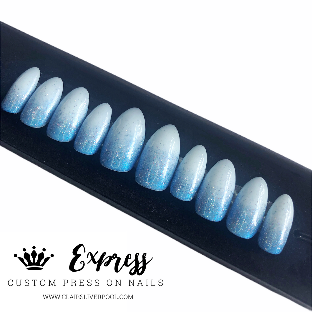 Express Nails - Blue Ombre