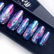 Load image into Gallery viewer, Express Nails - Navy Foil