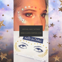 Load image into Gallery viewer, Gold Boho Face Tattoos